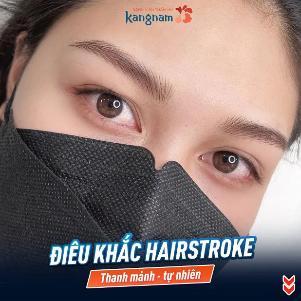 Kiểu dáng lông mày chuẩn Hàn, giúp gương mặt thanh tú hơn