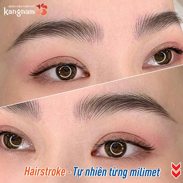 Chuẩn từng đường nét, sợi lông mày tinh sảo