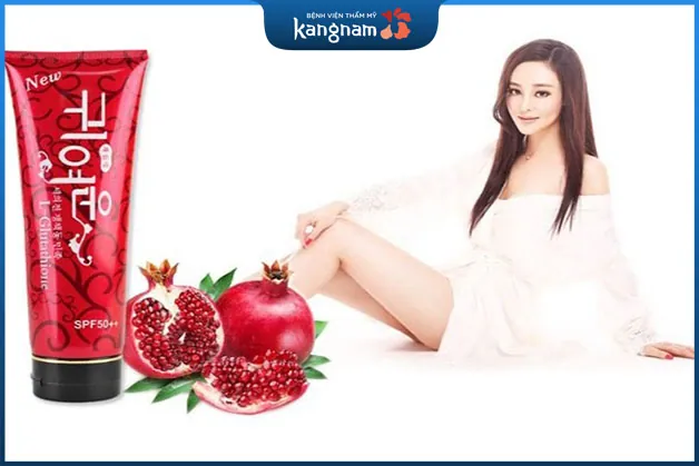 Tinh chất có trong quả lựu sẽ ức chế melanin sản sinh 