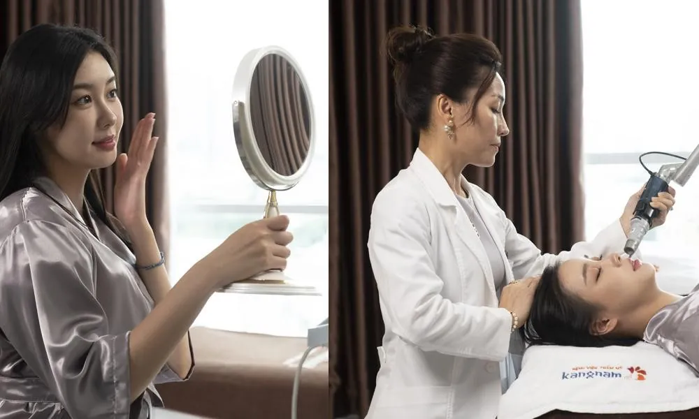 Hoa hậu Hàn Quốc trực tiếp trải nghiệm dịch vụ tại Bệnh viện thẩm mỹ Kangnam