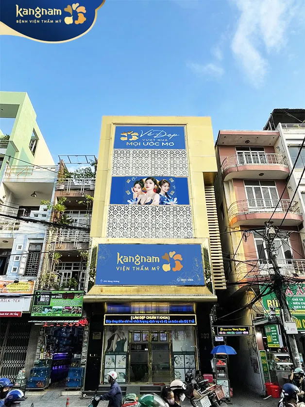 Viện thẩm mỹ Kangnam tại Đà Nẵng nằm trên trục đường chính vô cùng dễ tìm 
