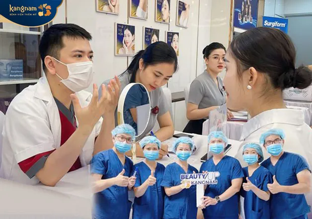 Các bác sĩ vô cùng tận tâm mang đến cho khách hàng nhan sắc hoàn hảo đúng ý muốn 
