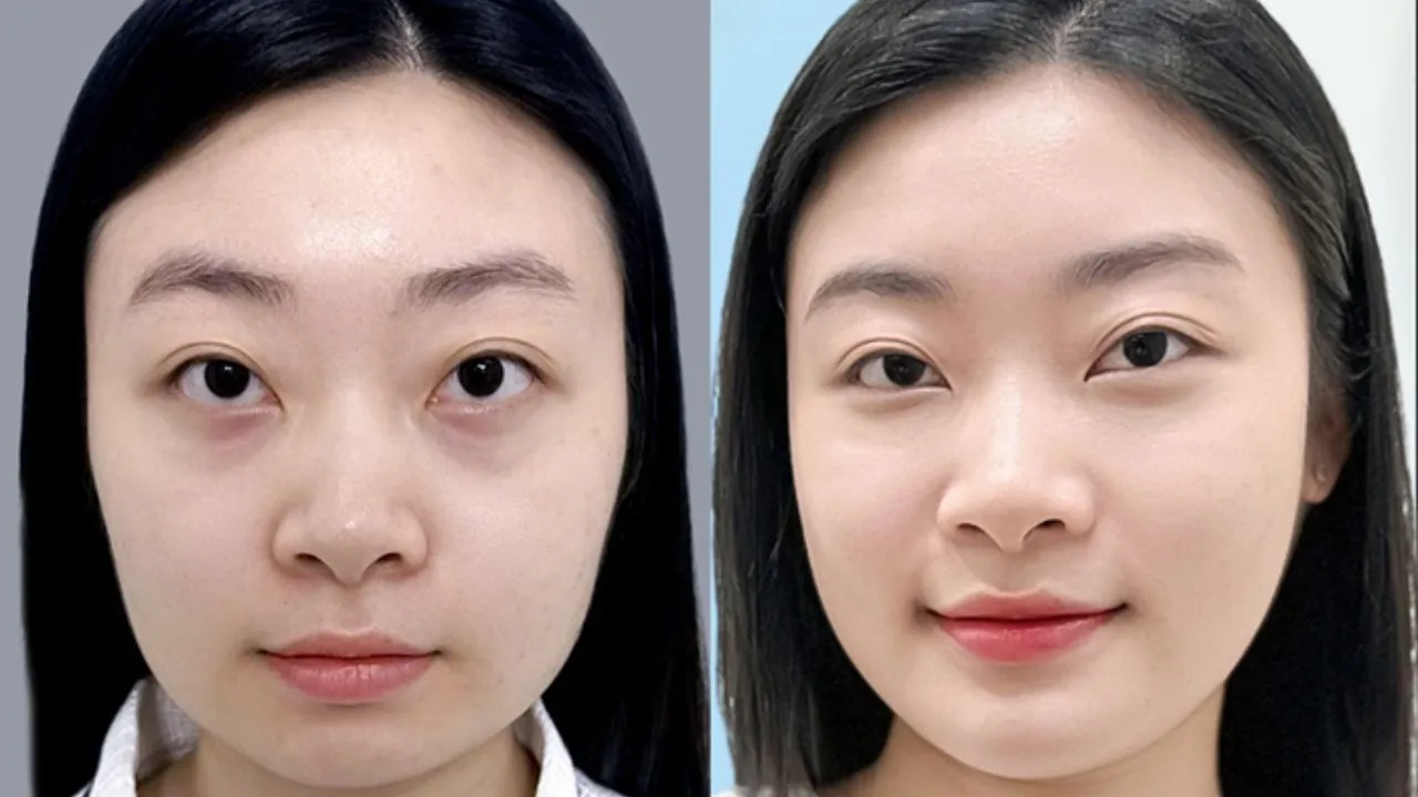 Gương mặt của Yến Nhi có sự thay đổi sau gọt hàm