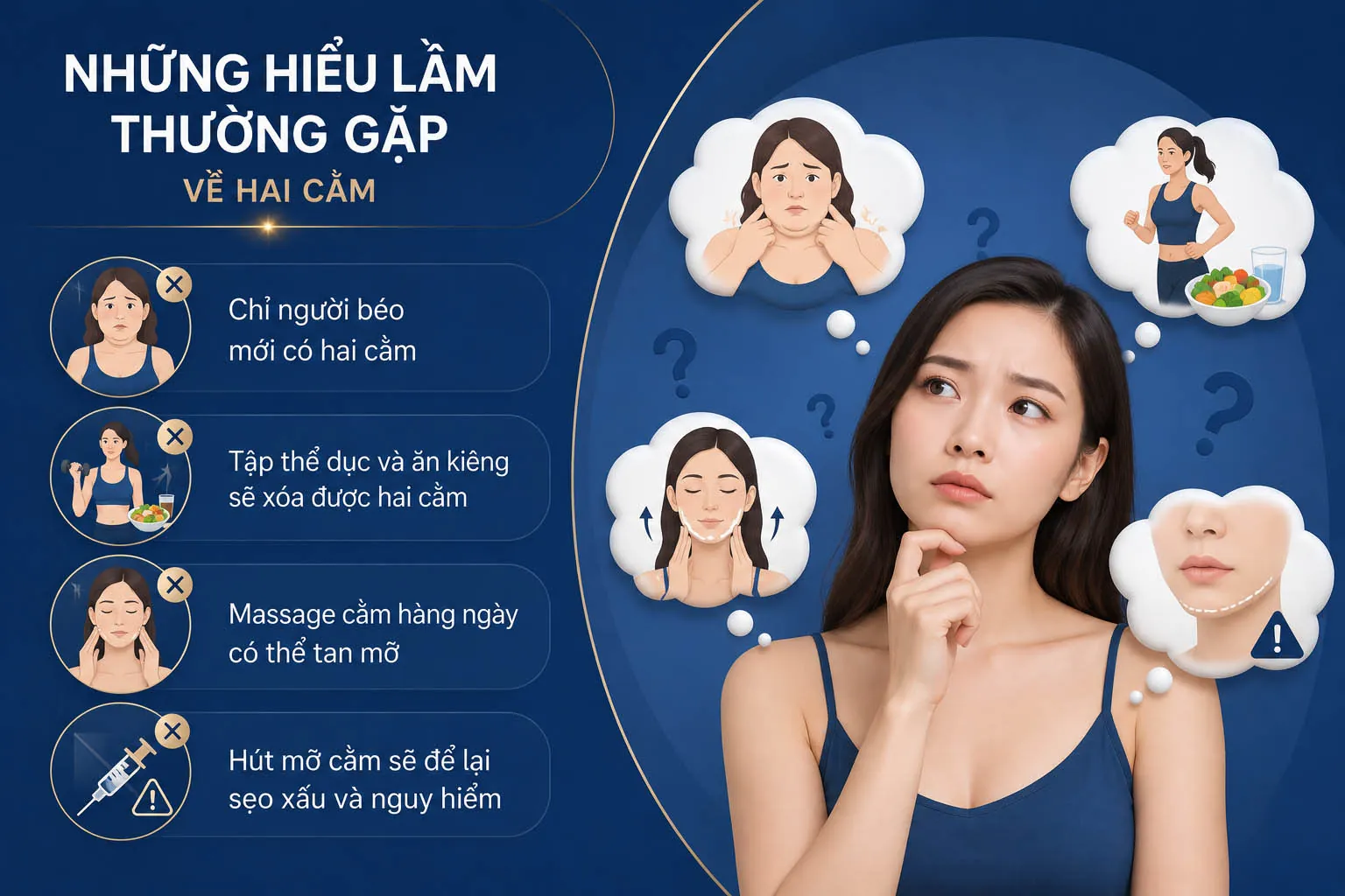 ảnh mô tả Những hiểu lầm thường gặp về hai cằm