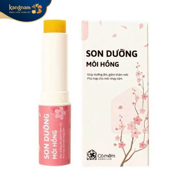 Son dưỡng môi cỏ hồng mềm với chiết xuất từ thiên nhiên