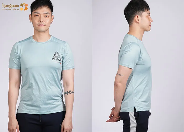 Body của anh Thủng Long trước khi “trùng tu”