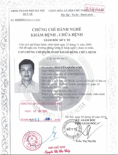 Chứng chỉ hành nghề Khám bệnh, Chữa bệnh