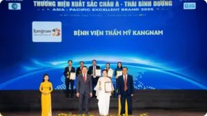 Bệnh viện Thẩm mỹ Kangnam Sài Gòn lọt Top 10 Thương hiệu xuất sắc Châu Á – Thái Bình Dương 2025
