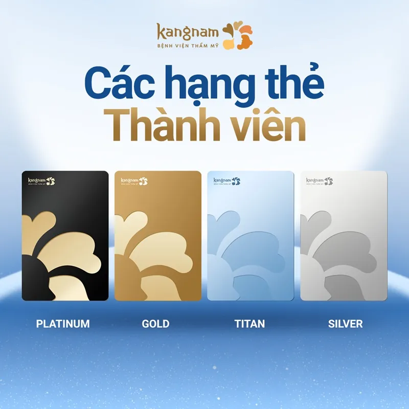 Các hạng thẻ thành viên Kangnam
