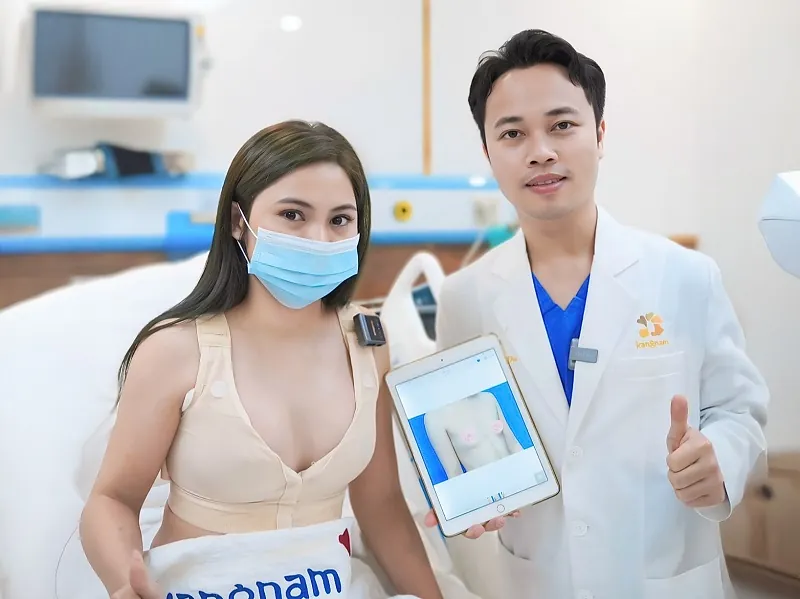  Quy trình chăm sóc hậu phẫu 5 sao giúp khách hàng giảm đau nhanh chóng sau nâng ngực tại Kangnam.