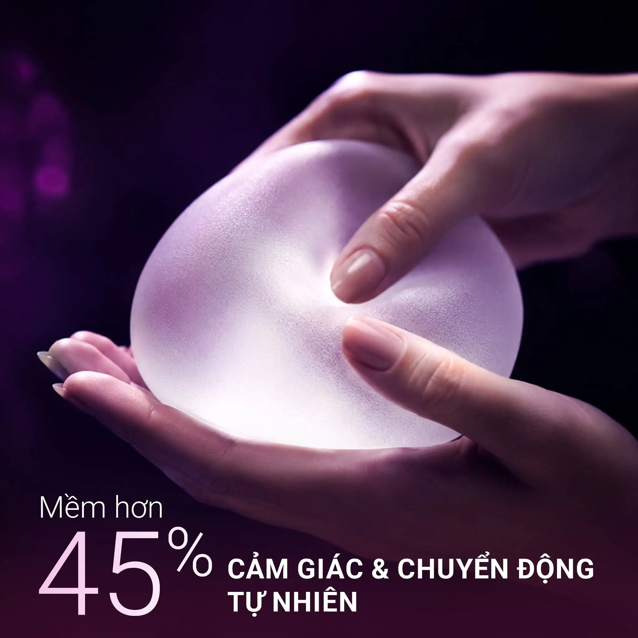 Mức độ mềm mại tăng 45%, cảm giác chuyển động tự nhiên